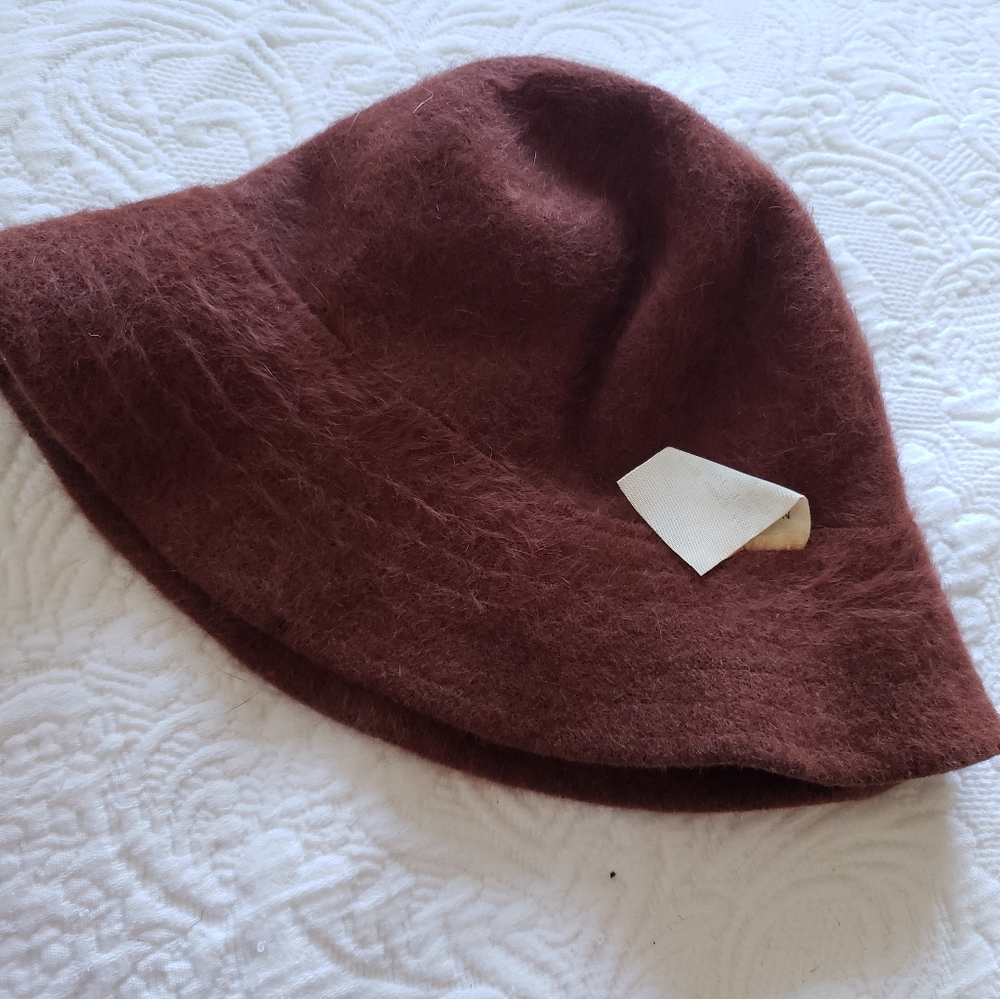 🫖2/$20 Vintage Rabbit Hair Hat Made In France - Picture 2 of 5